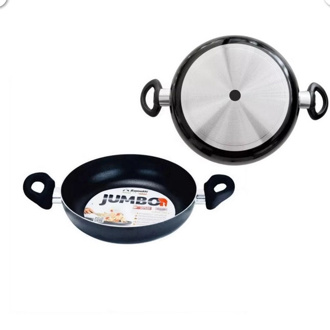 Tegame Antiaderente Nero Metallizzato Jumbo 30 cm Zanetti