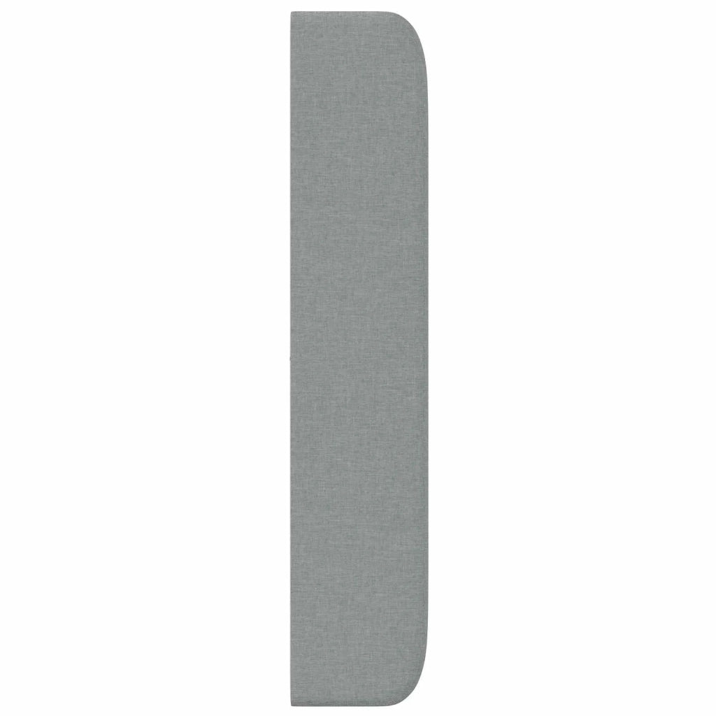 Orecchia della Testata Grigio chiaro 80 x 16 x 4 cm Tessuto CFW9165840