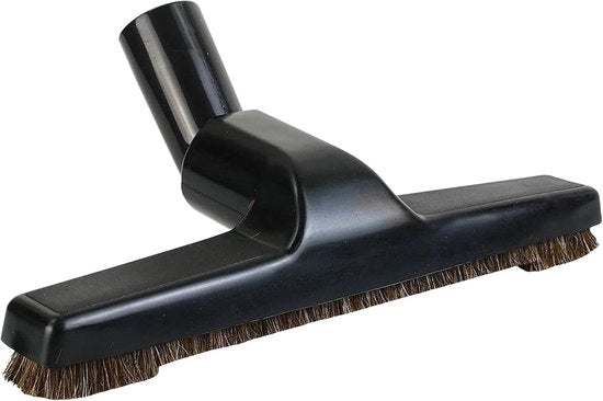 Stuoia migliorata per aspirapolvere, diametro interno 32 mm, setole di crin di cavallo, larghezza 25 cm, colore nero