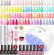 Kit di avviamento per unghie in gel - 20 colori di smalto UV con lampada e accessori