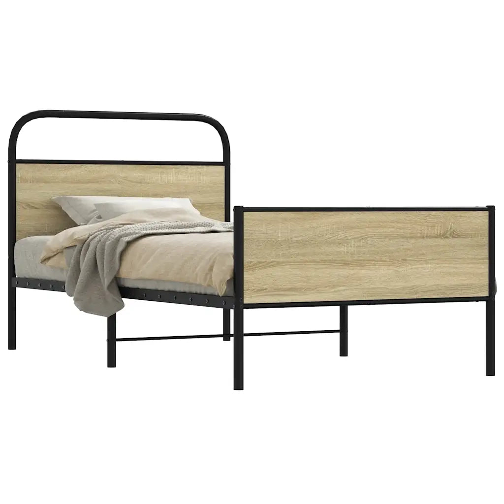 Giroletto senza Materasso Rovere Sonoma 90x200 cm in Truciolato 4100439