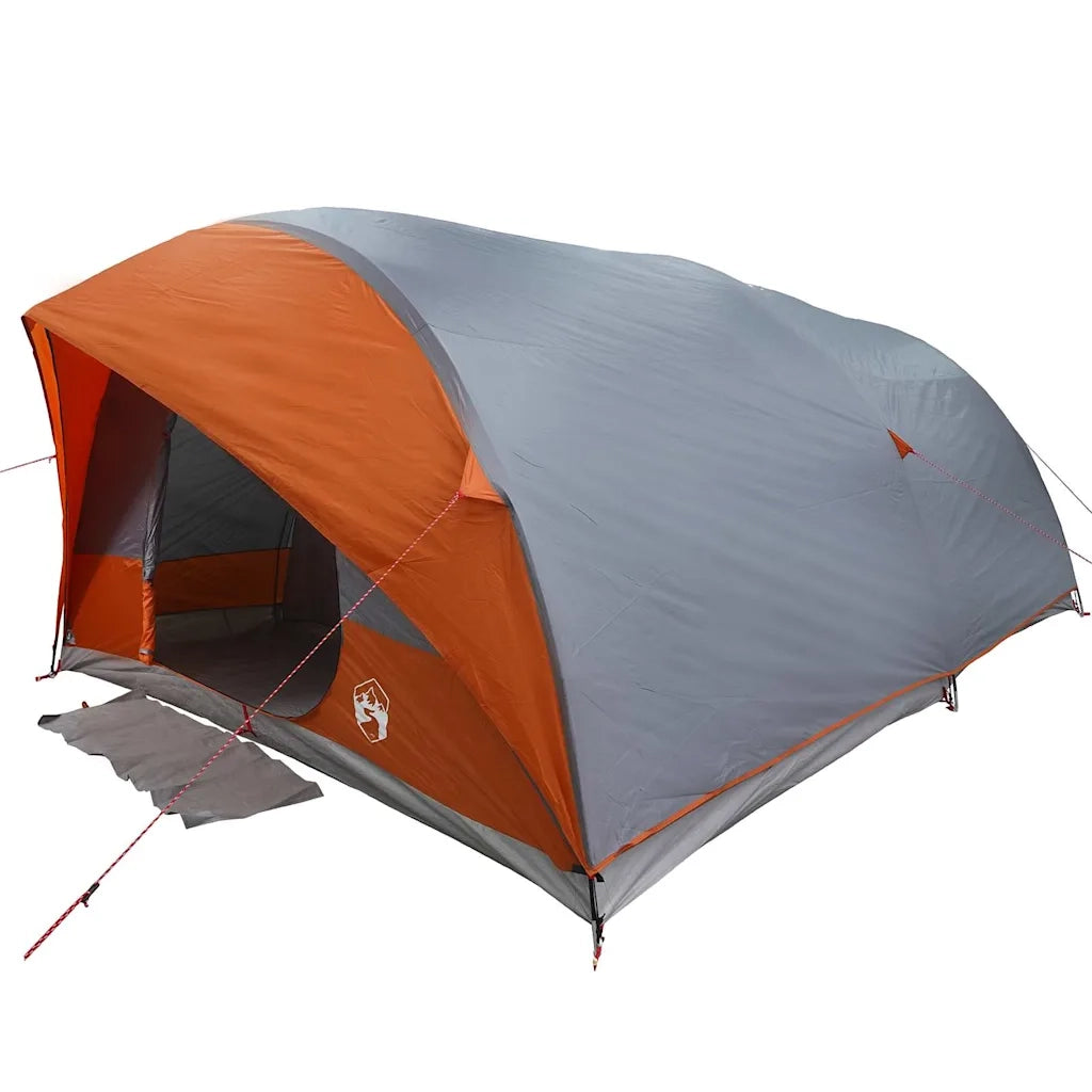 Tenda tunnel Grigio e arancione 500 x 348 x 200 cm taffetà 42001171