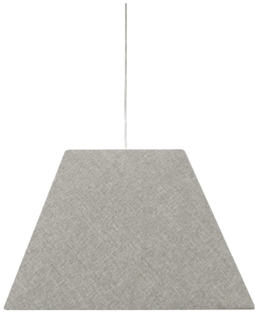 Lampada a sospensione Candellux Standard cromata grigia Ø35 E27