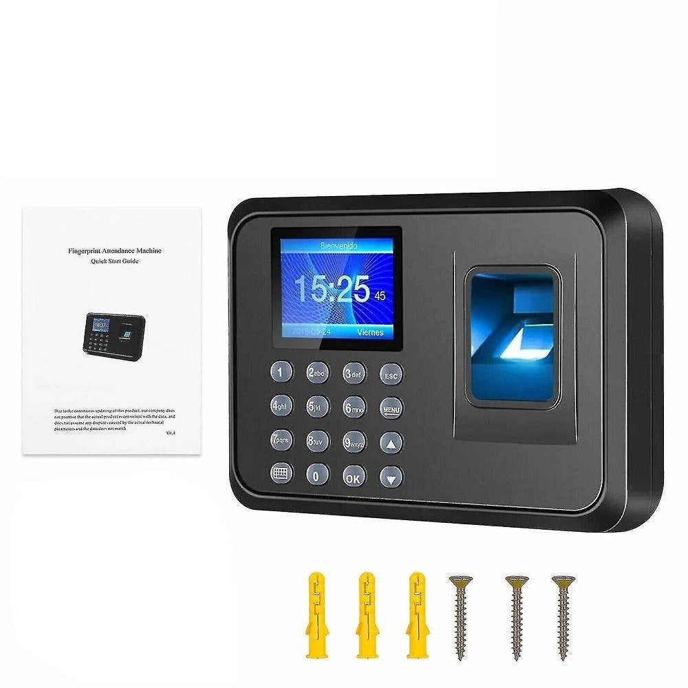 Trade Shop - Marcatempo Impronte Digitali In Italiano Biometrico Controllo Accessi Lettore -