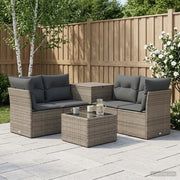 Set di divani 6 pz Grigio e Grigio Scuro 3447350