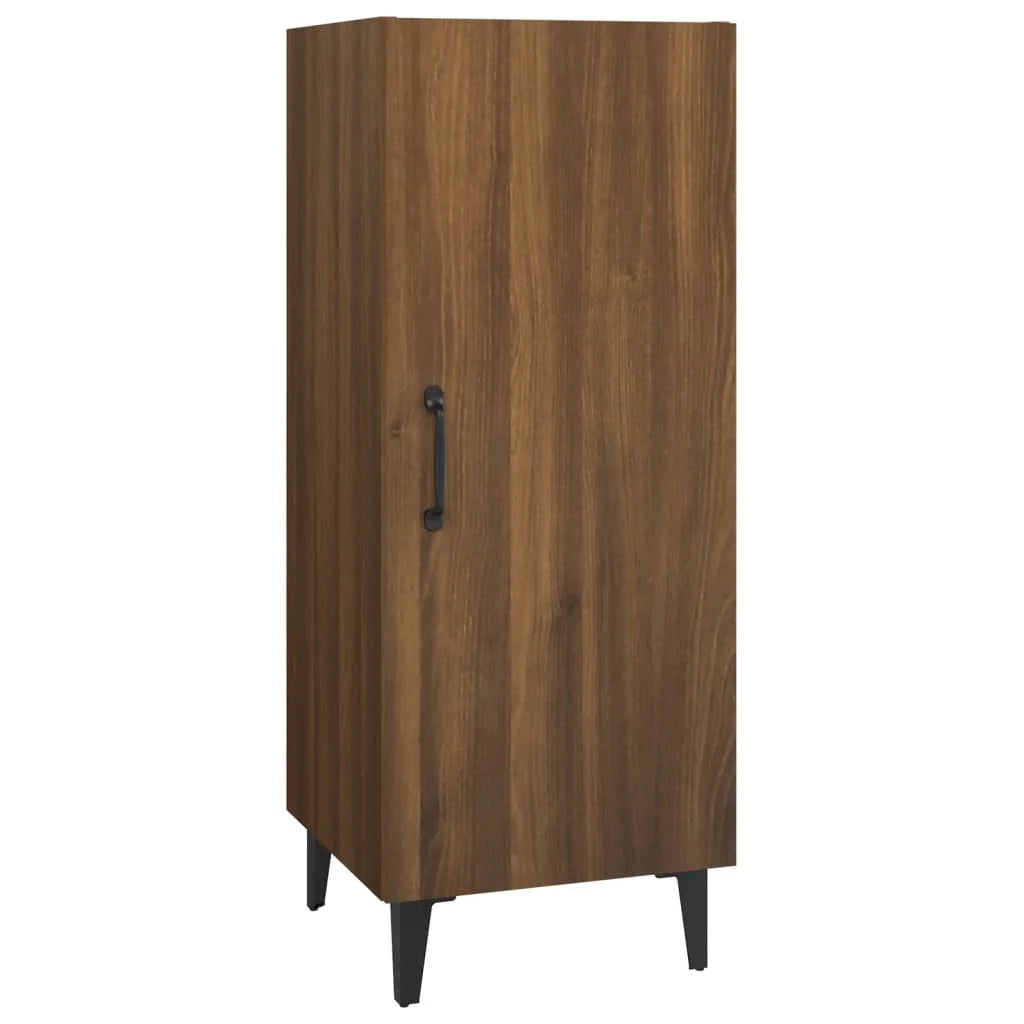 Buffet credenza cassettiera mobiletto mobile contenitore organizer per cucina soggiorno salotto 34,5 x 34 x 90 cm legno ingegnerizzato marrone 02_0031195