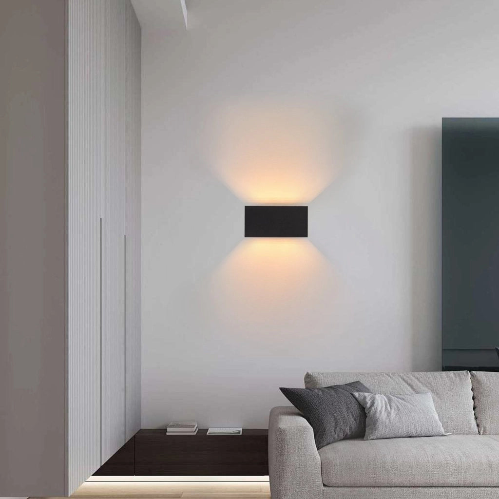 ZMH Applique da parete a LED per interni Applique da parete per esterni G9 bianco caldo IP65