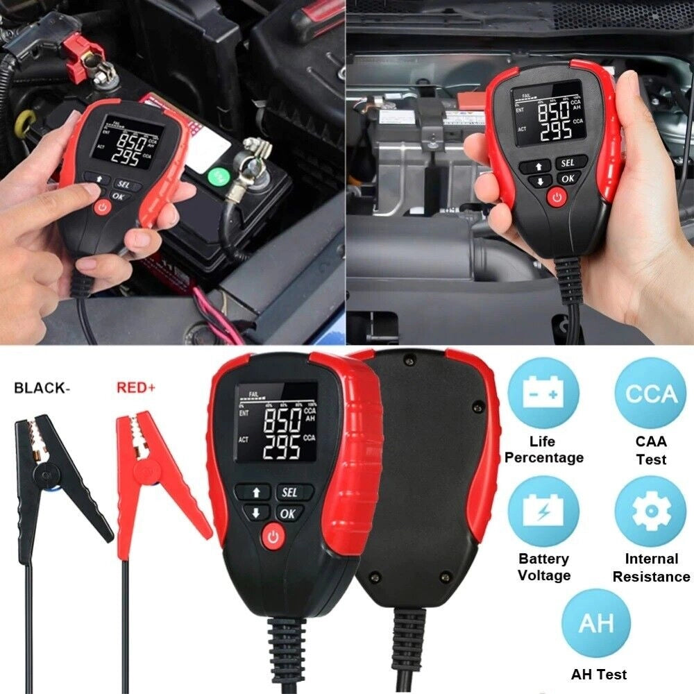 Tester Batteria Auto Professionale 12V Analizzatore Digitale FS-21946