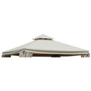 Gazebo ricambio tetto dallas lusso 3x4m- art. 7403100000