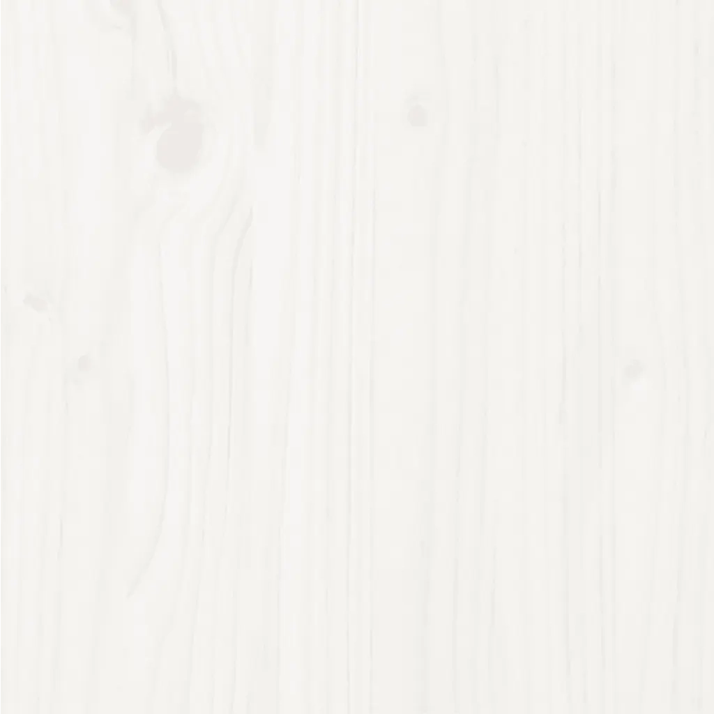 Giroletto Bianco in Legno Massello di Pino 120x200 cm 810491