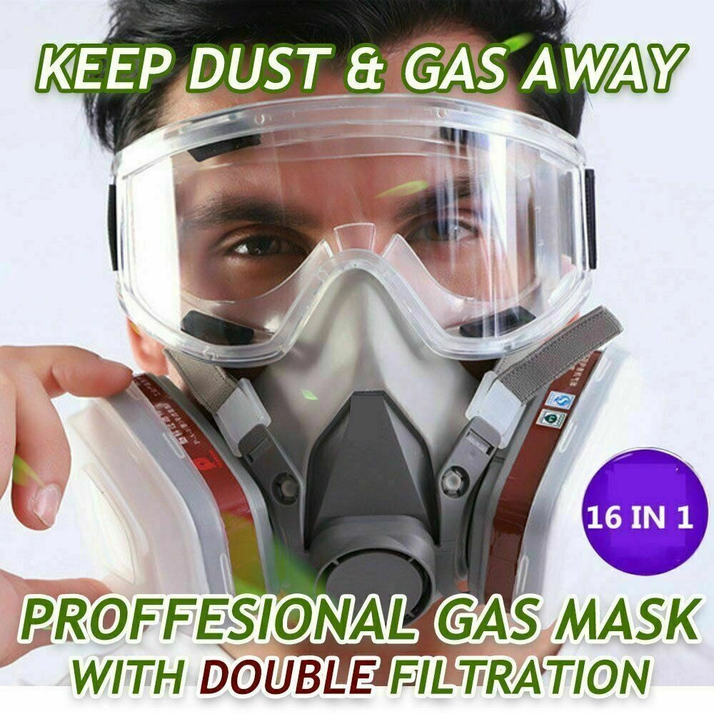 Maschera Antigas Protezione Chimica ¨C Zephmum ¨C Nero