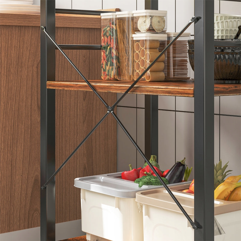 Armadietto Marrone 60x40x89 cm Pratico e Funzionale