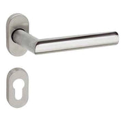 MANIGLIA INOX 'OLANDA' CON ROSETTA E BOCCHETTA Colore Inox satinato - FIMET MANIGLIE