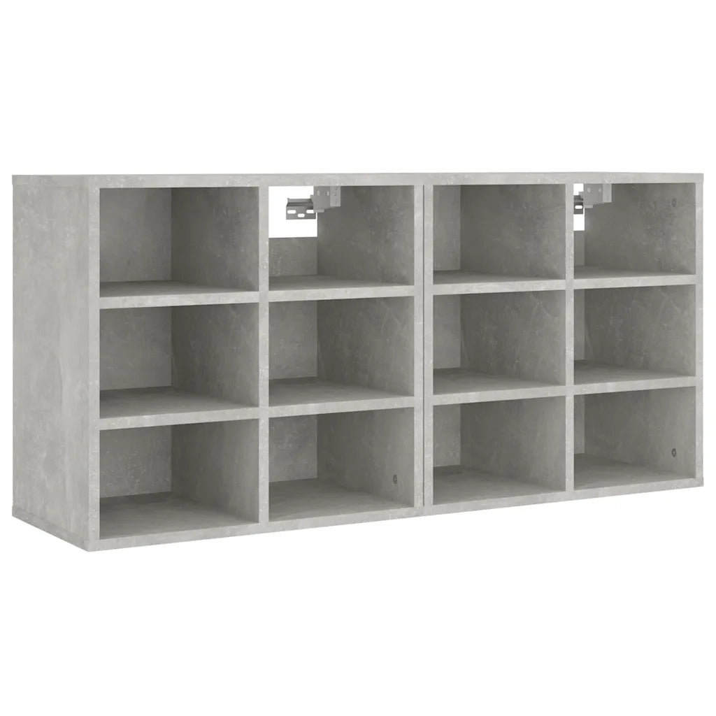 Scarpiere 2 pz Grigie Cemento 52,5x30x50 cm CFW4263537