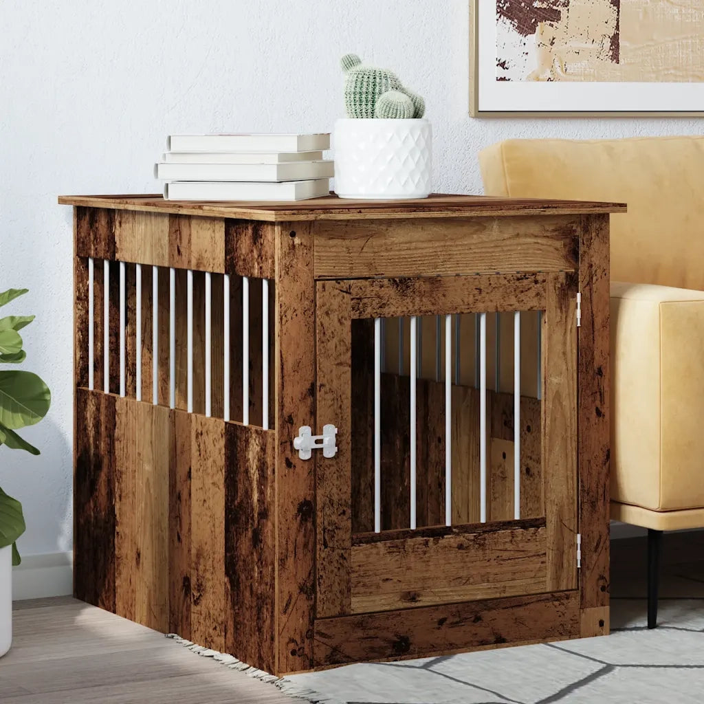 Gabbia Cani da Arredamento Legno Antico Legno Multistrato CFW2505885