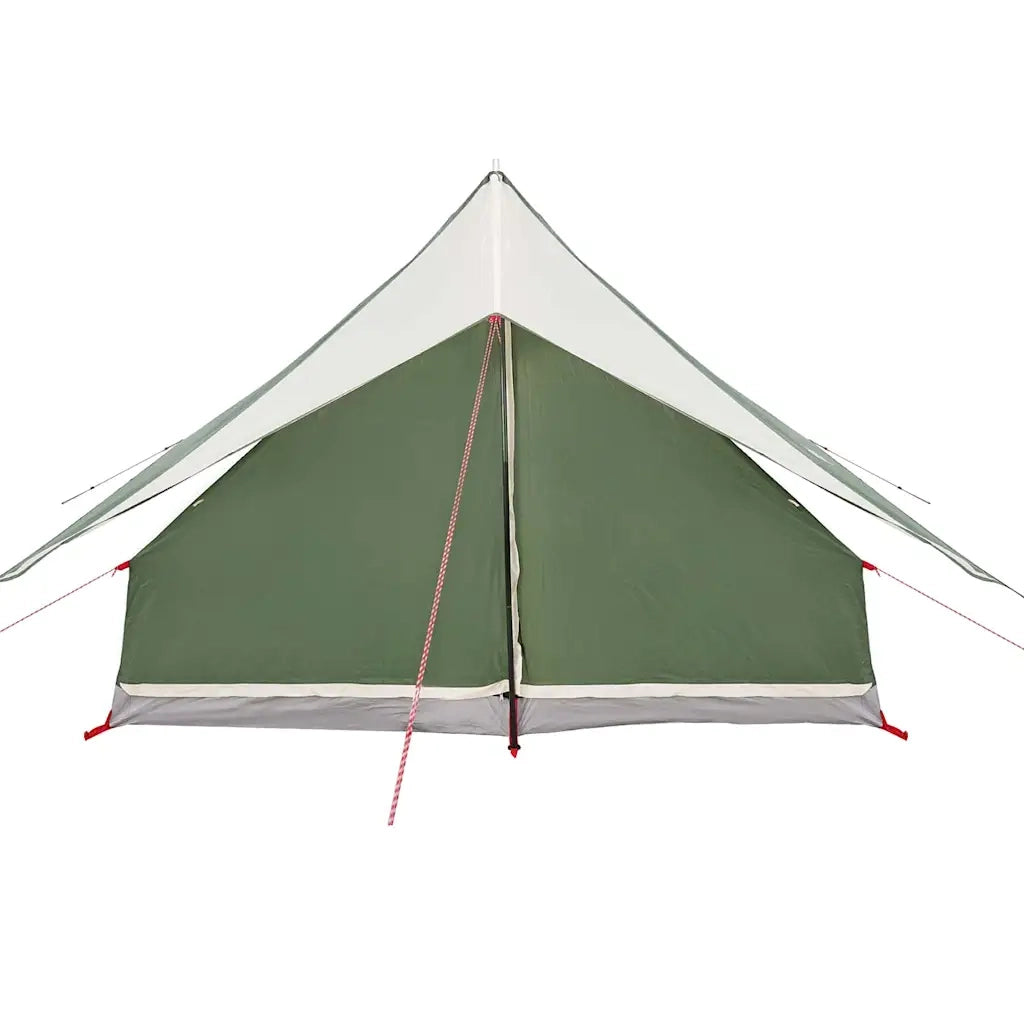 Tenda Familiare con tetto Verde e Bianco 256 x 256 x 185 cm
