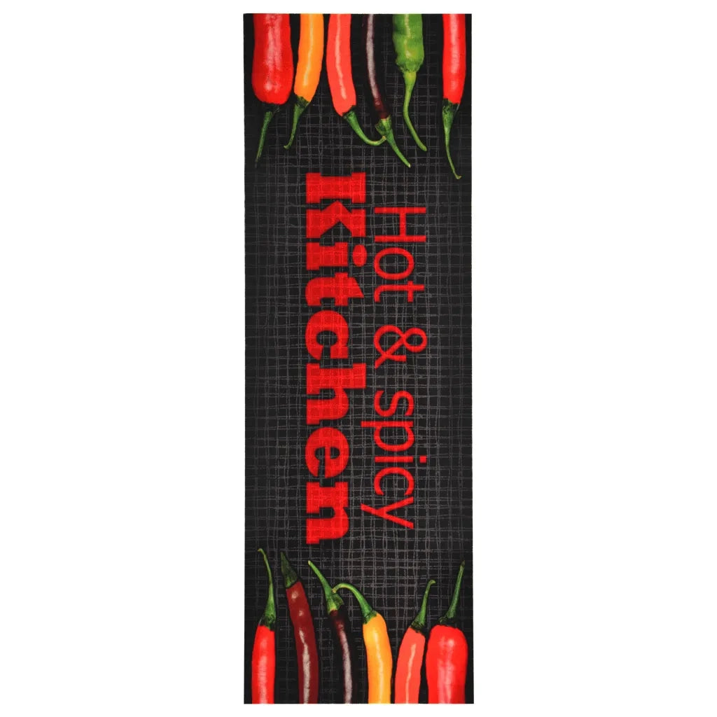 Tappetino da Cucina Lavabile-Tappeto da Cucina Hot & Spicy 60x300 cm