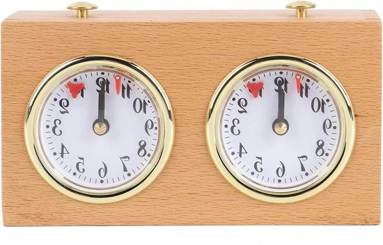 Orologio Analogo per Competizioni - Retro Houten - Alta Precisione - Strumento Meccanico - Migliora il tuo Gioco d'Azienda