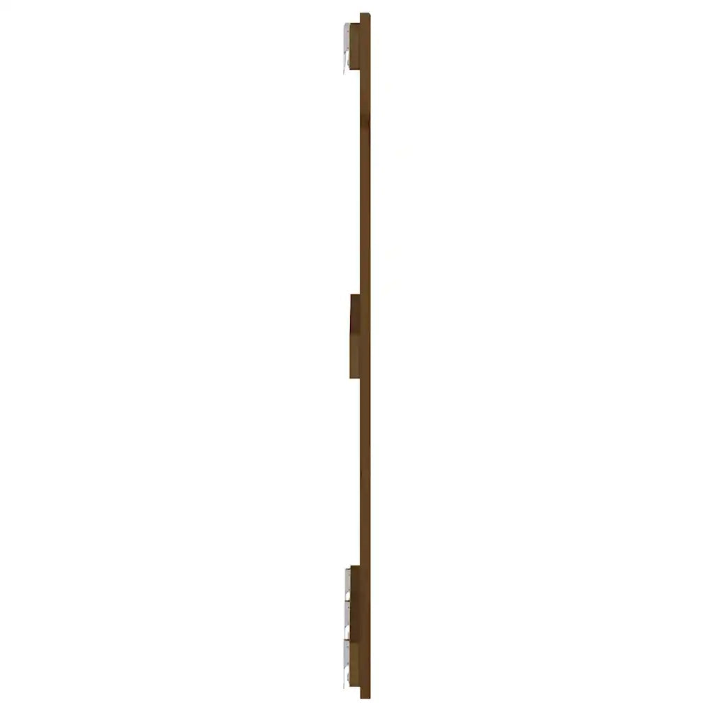 Testiera da Parete Ambra 185x3x90 cm in Legno Massello di Pino