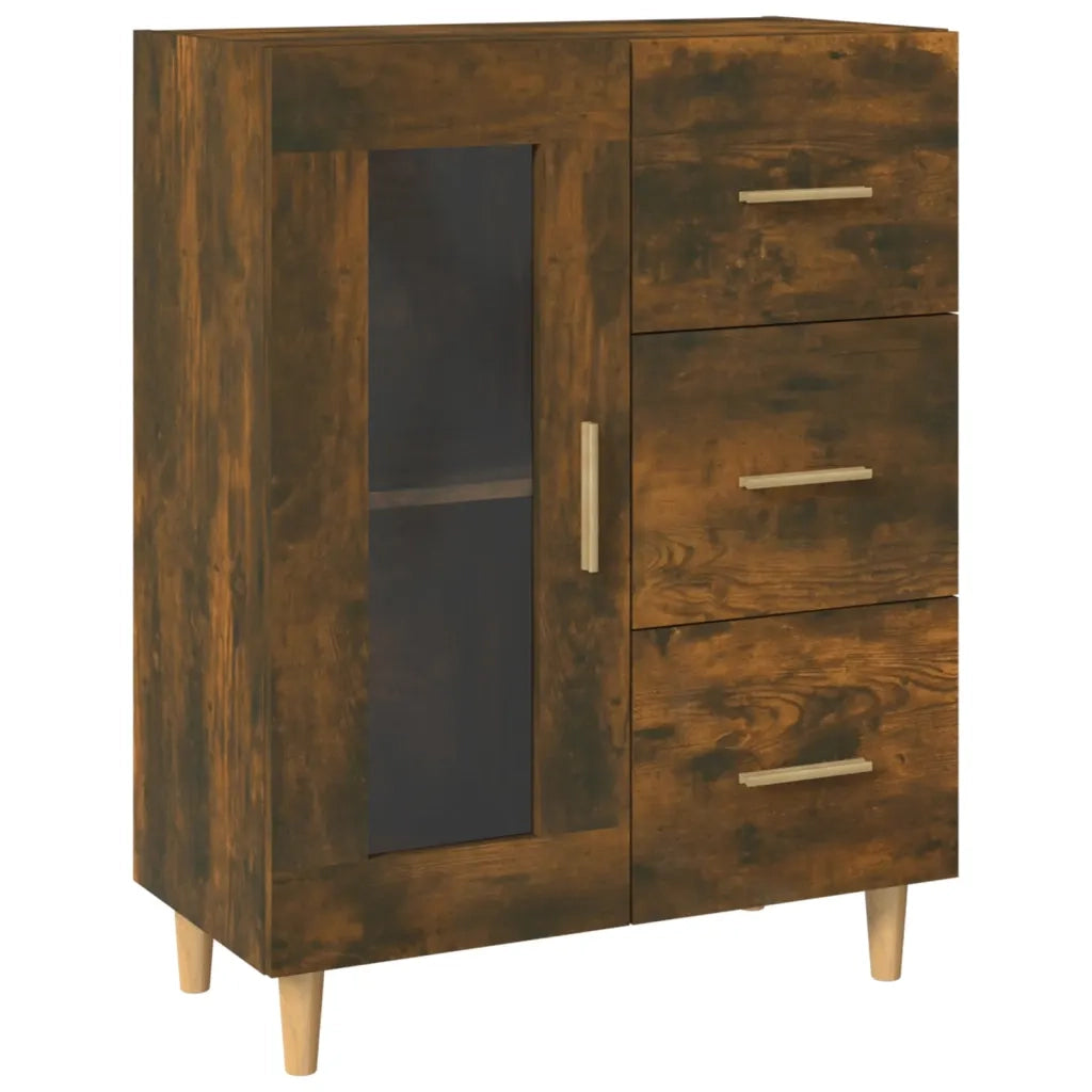 Credenza Rovere Fumo 69,5x34x90 cm in Legno Multistrato cod mxl 6973