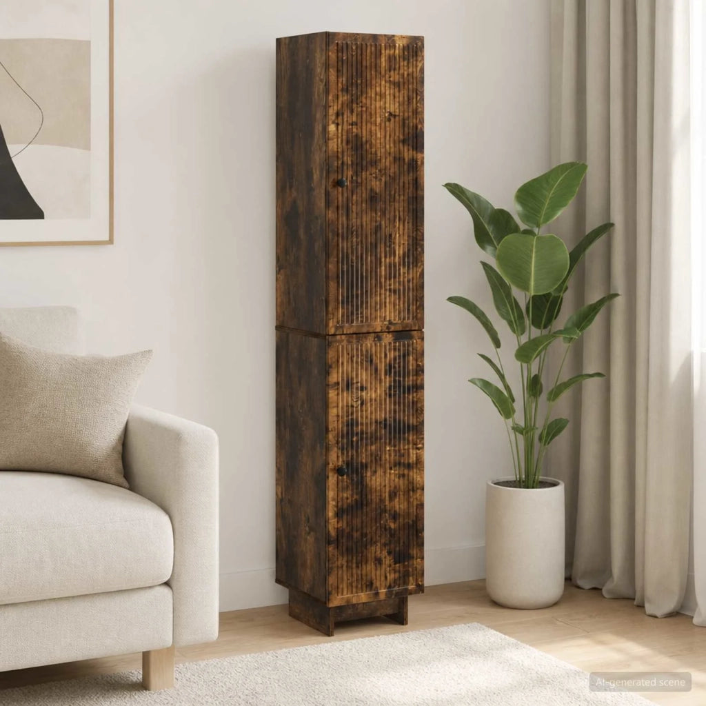 Set di armadi 2 pcs Rovere Fumo 34,5 x 33 x 90 cm 3416372