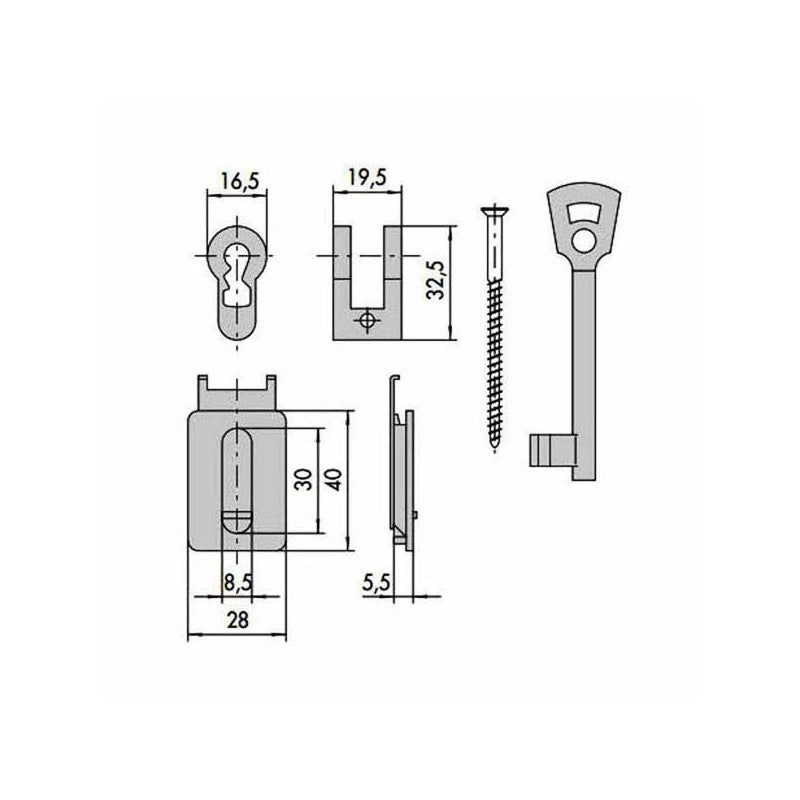 Adattatore Serr.Tagliafuoco Cif.4 07071-10-0 Cisa