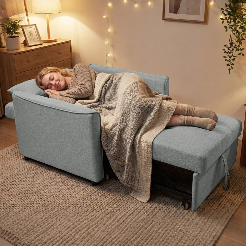 Sedia letto estraibile con schienale regolabile ¨C zephmum ¨C grigio