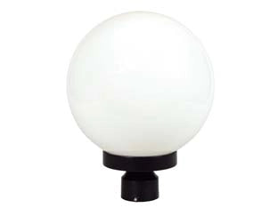 LANTERNA PER PALO MM.60 MODELLO SFERA  100w IP44 mm.250x345h. colore nero    SYNTESY