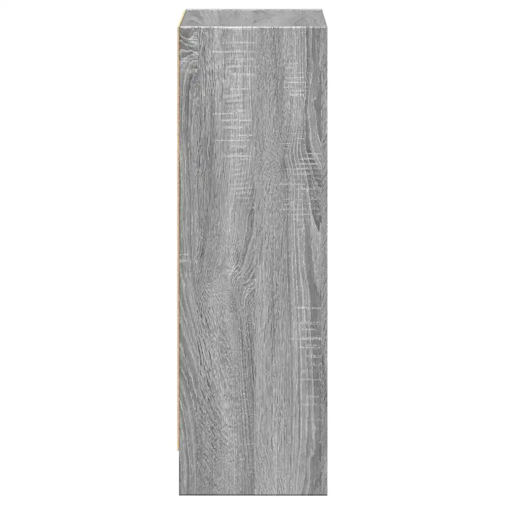 Libreria Grigio Sonoma 40x24x76 cm in Truciolato 857770