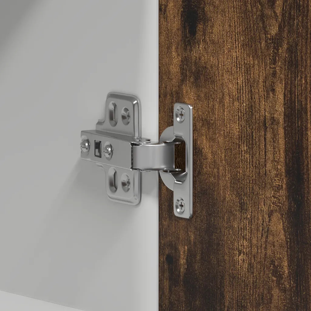 Mobile Pensile Rovere Fumo 60x31x60 cm in Legno Ingegnerizzato cod mxl 66669