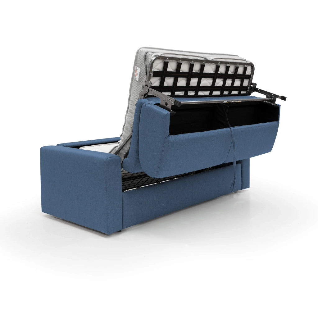Kansas Divano letto matrimoniale H20 impermeabile 212 cm  blu
