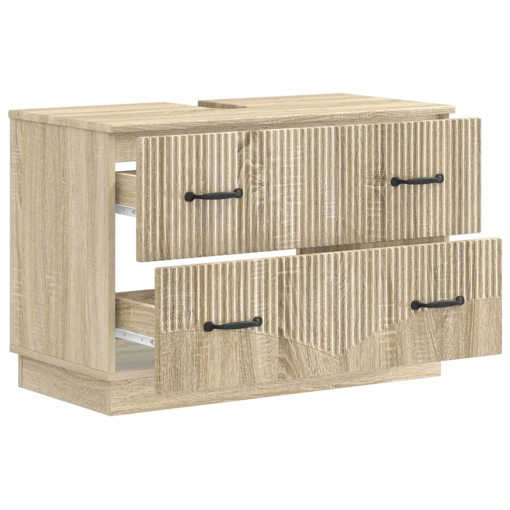 Armadio per Lavabo da Bagno HOORN Rovere Sonoma 82 x 41 x 56 cm 897237