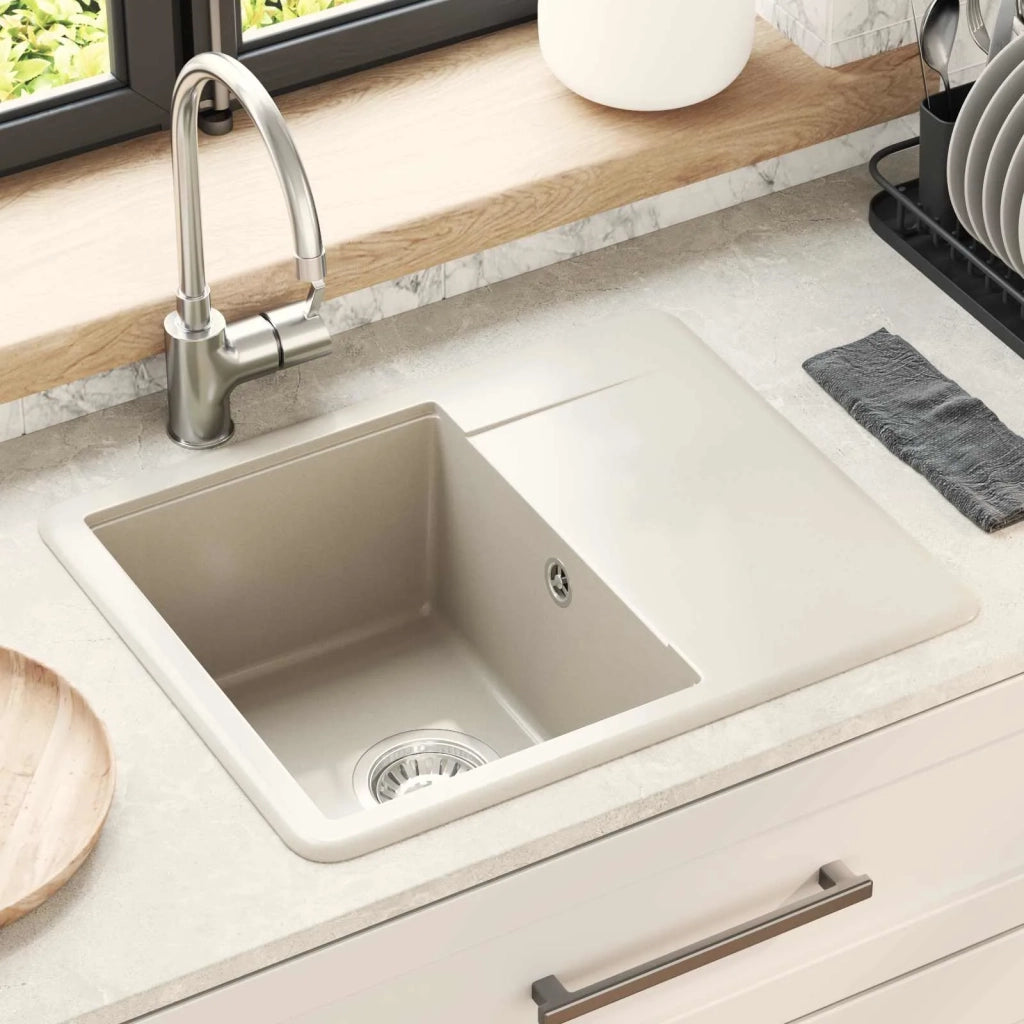 Lavello Beige 560 x 460 mm 80% Quarzo e 20% Resina CFW4914860