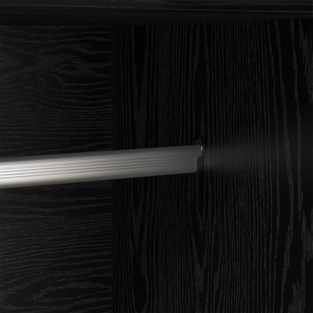 Guardaroba Rovere Nero 82,5 x 51,5 x 180 cm Legno multistrato 875163