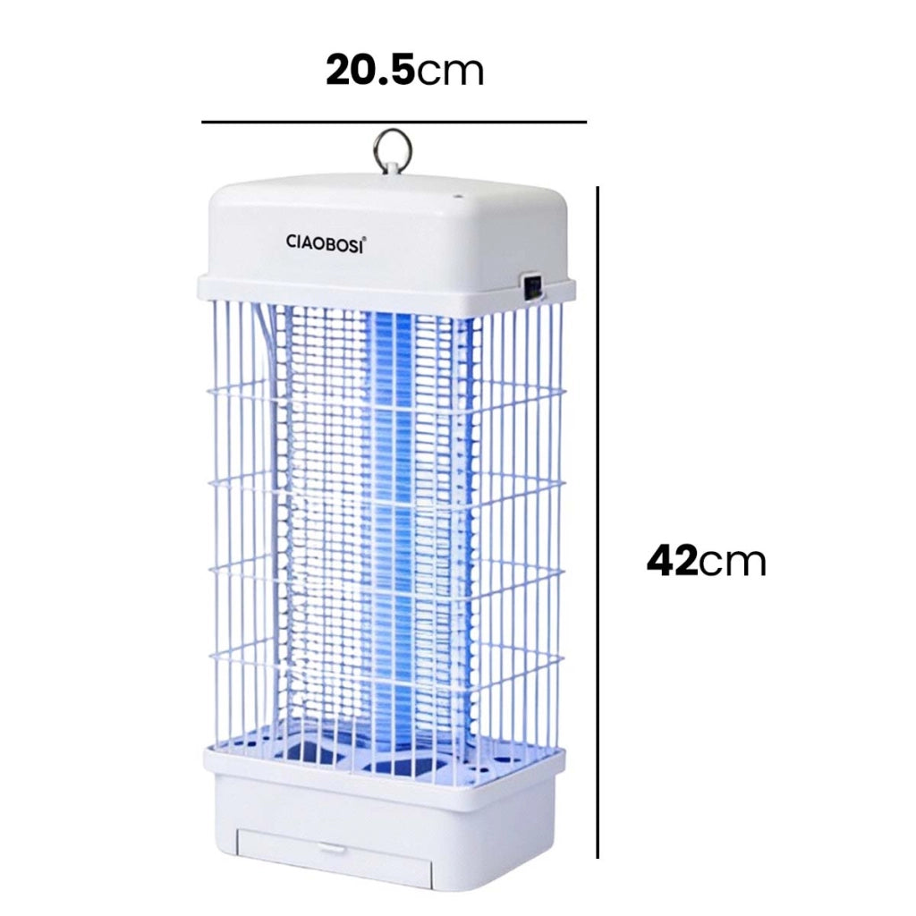 Lampada 10W antizanzare e mosche UV ad alta efficienza Bianco Avizar