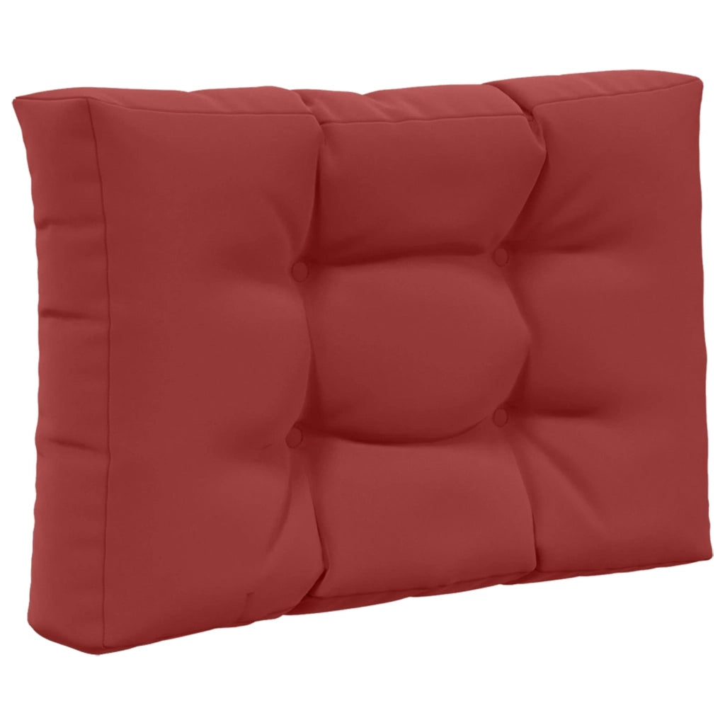 Cuscino per divano da esterno 3 pcs Rosso vino Poliestere