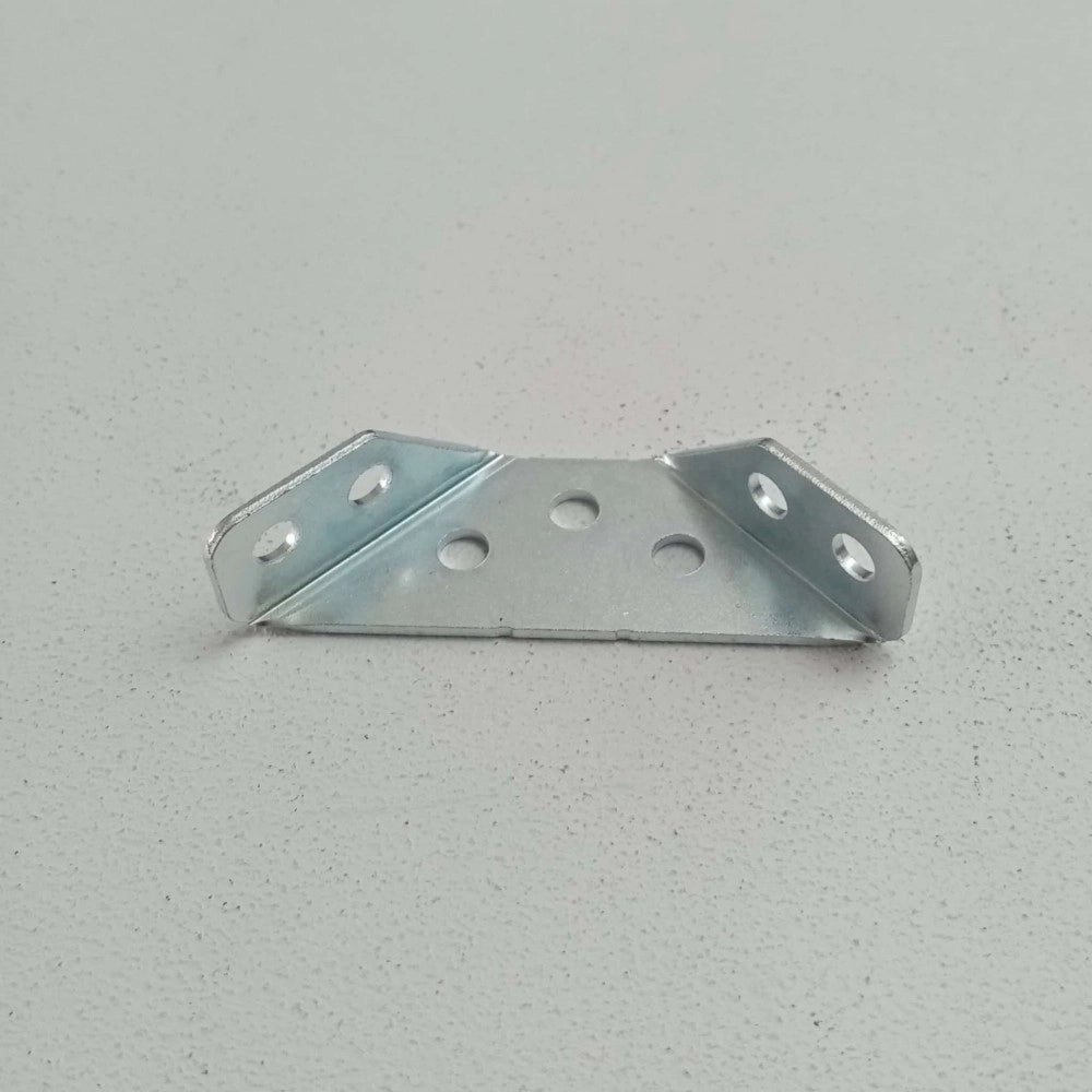 Piastrina angolare 19x63x15mm - 10pz supporto a 3 lati per riparazione e giunzione