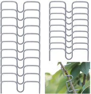Tappi a forma di M per alberi da frutta - 20 pezzi - acciaio zincato