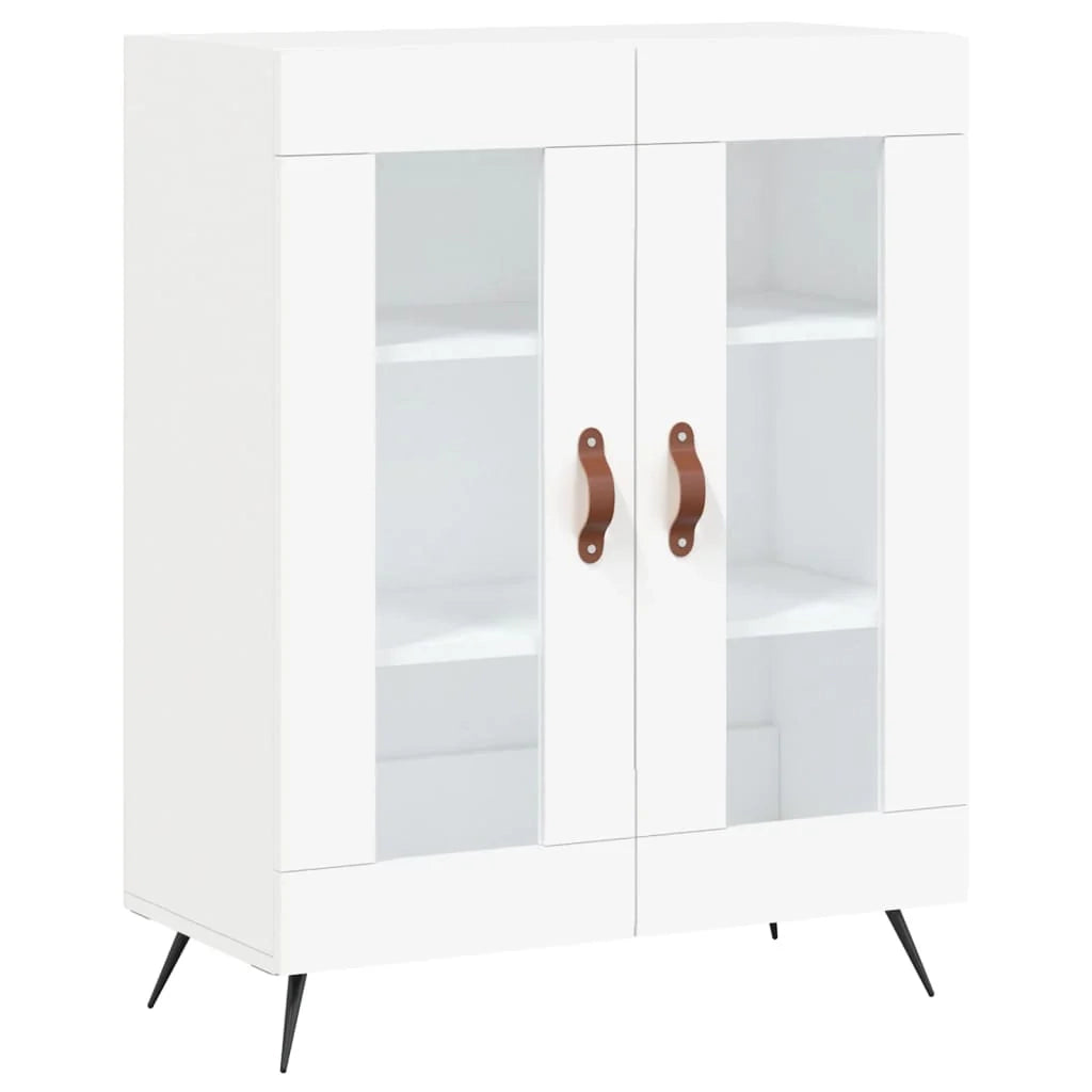 Buffet credenza cassettiera armadio mobile contenitore organizer cucina soggiorno salotto alto 69,5 x 34 x 180 cm legno ingegnerizzato bianco 02_0032653
