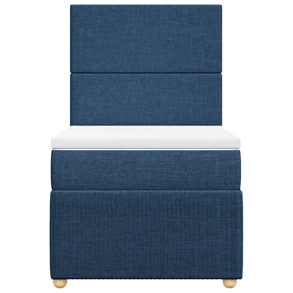Giroletto a Molle con Materasso Blu 80x200 cm inTessuto 3291882