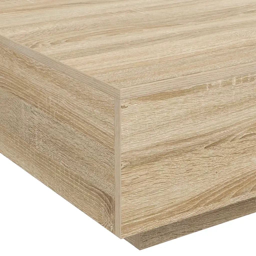 Tavolino da Salotto Rovere Sonoma 80x80x31 cm Legno Multistrato