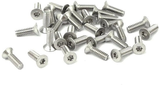 Torx schroef in acciaio inossidabile, M1,6 x 5 mm, 30 pezzi