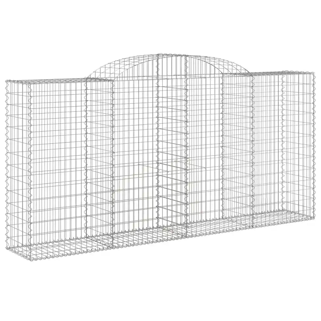 Cesti Gabbioni ad Arco 13 pz 300x50x140/160 cm Ferro Zincatocod mxl 100126
