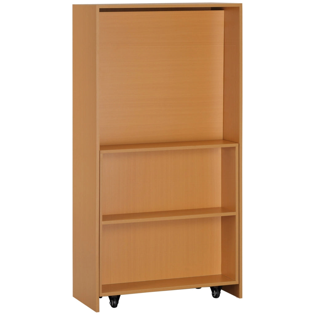 Tavolo Pieghevole da Pranzo Salvaspazio ¨C Minimal ¨C Legno Truciolato Acciaio 75x144x144.5 cm