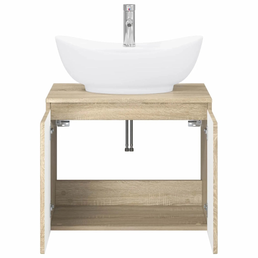 Set di mobili per il bagno Rovere Sonoma Legno ingegnerizzato 3404342