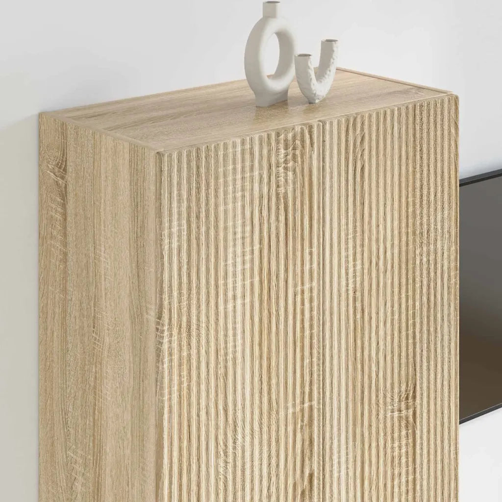 Mobile TV da parete Rovere Sonoma 59,5 x 31 x 80 cm 892361
