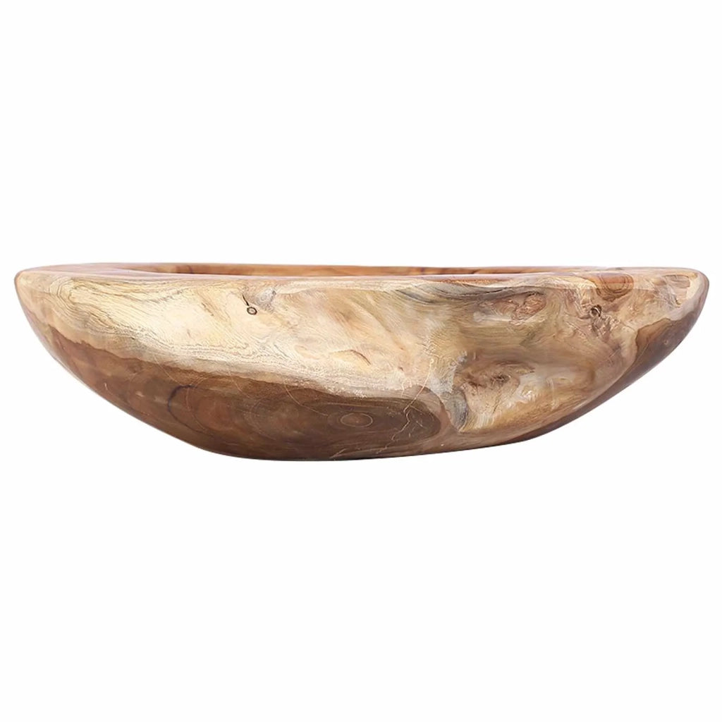 Portafrutta JEPARA Ø 30 cm Legno di teak massello Rotondo 42010335