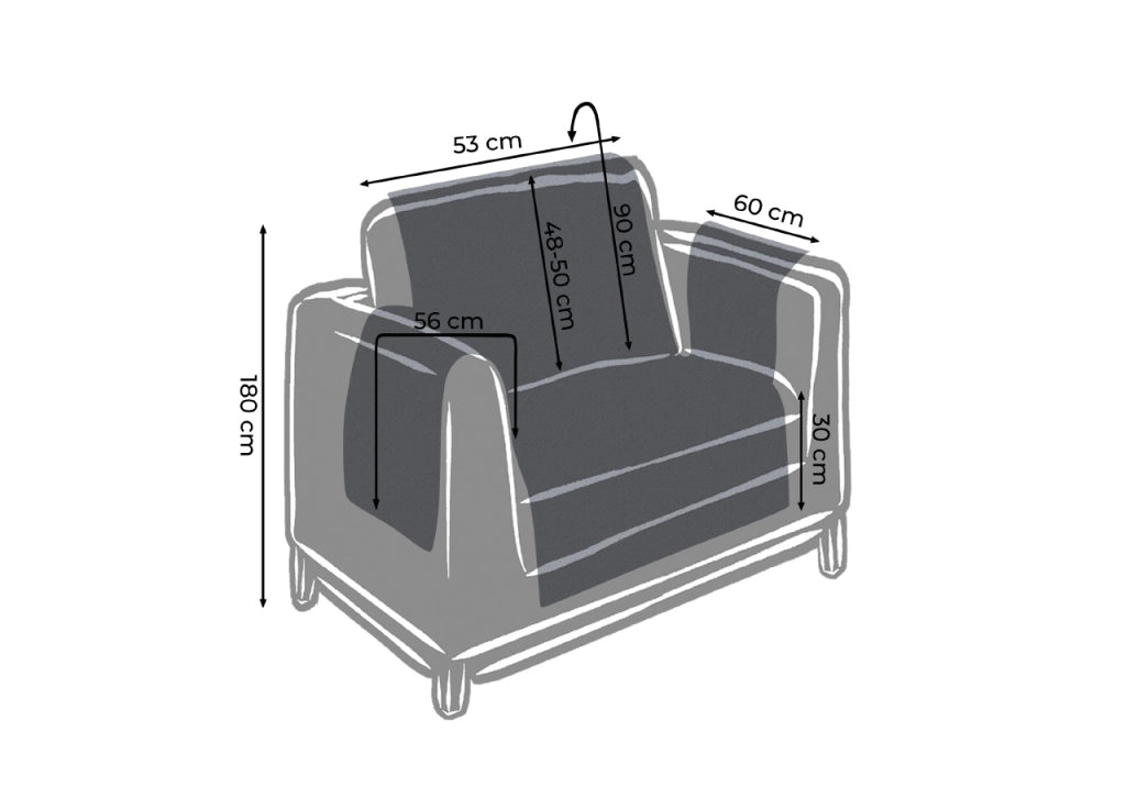 Copridivano Trapuntato Impermeabile Antimacchia Mod. Imperiale Pitonato Tortora - Poltrona - Tortora