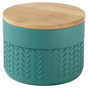 CONTENITORE THEA BAMBOOM VERDE/NATURALE - GEDY
