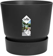 Piantagione per Esterni - 100% plastico riciclato - Ø 16.0 x H 15.3 cm - Nero Vivente
